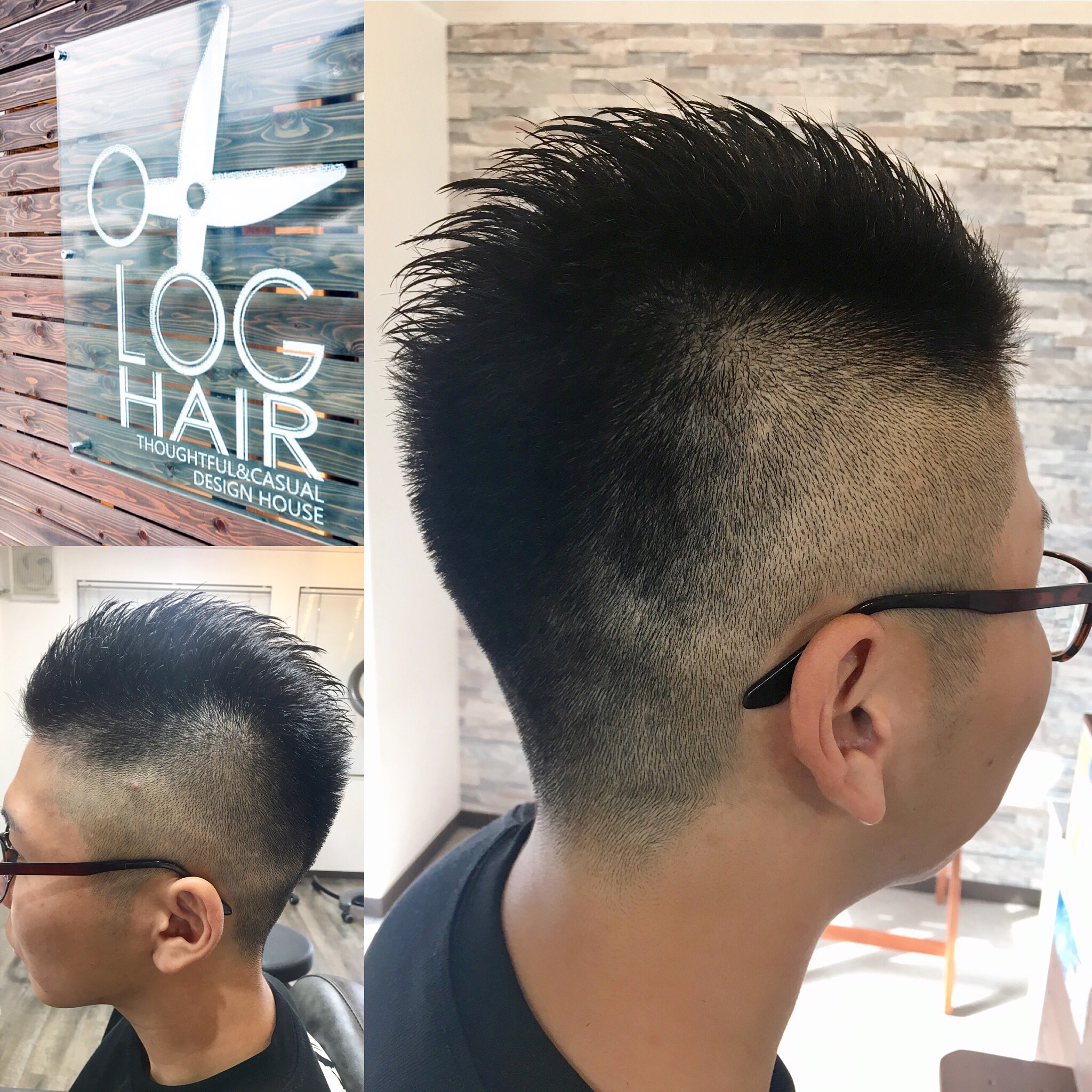 【メンズ】ソフトモヒカン？漢のお洒落モヒカンってのはこうやるんだよ！って話 Log Hair ログヘアー 広島市安佐南区山本のヘアサロン 5548