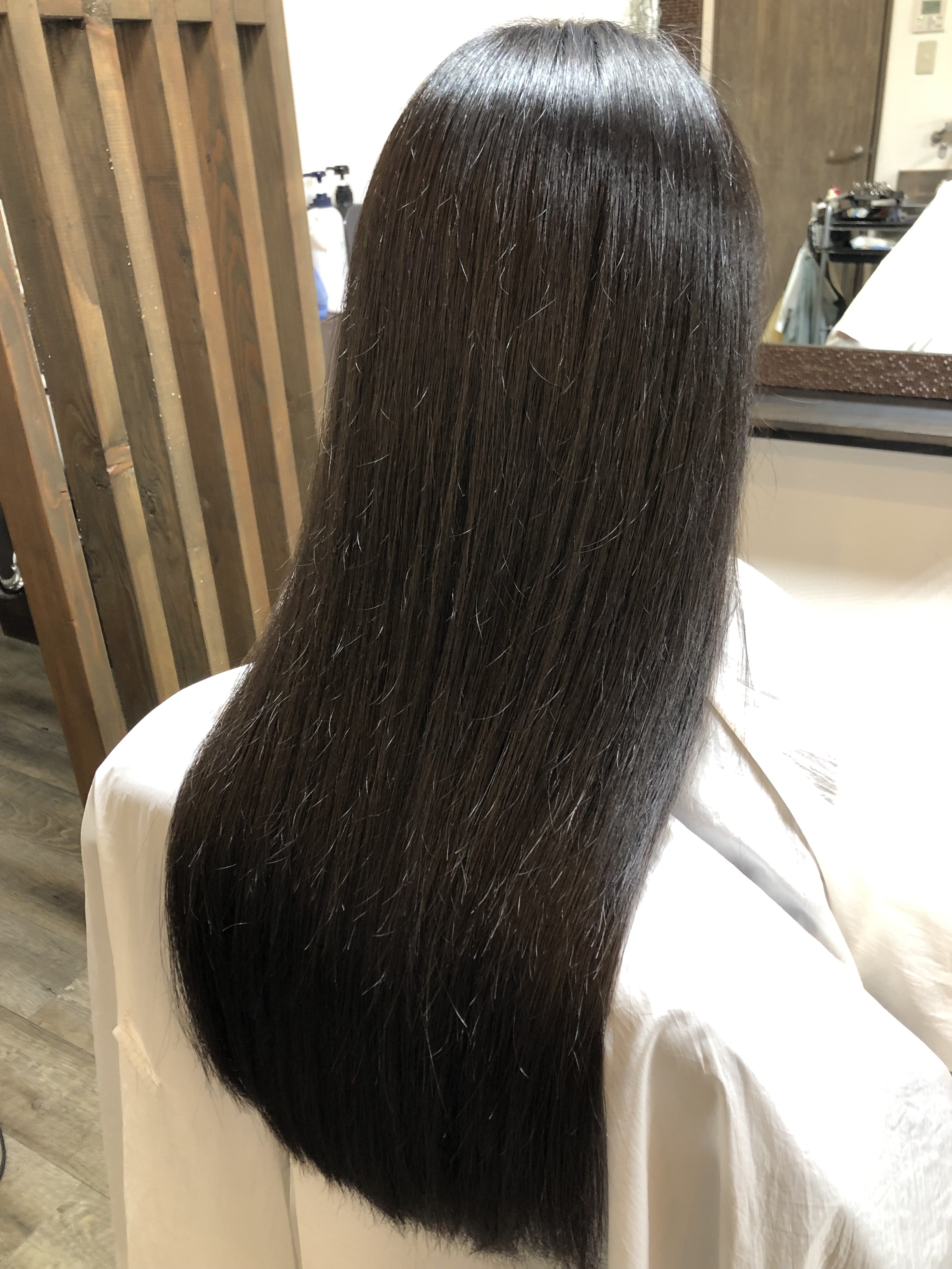 スーパーロング 当店ナンバーワンのスーパーロングさん Log Hair ログヘアー 広島市安佐南区山本のヘアサロン