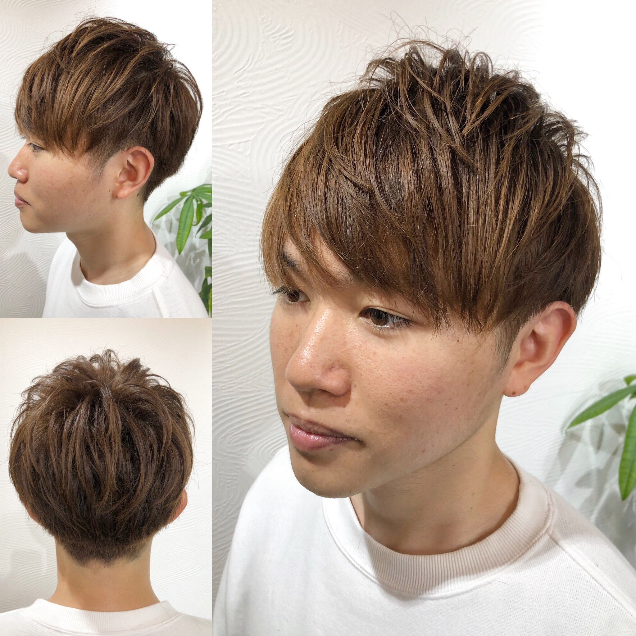 夏アッシュ 夏休みの大学生におすすめカラーなら断然ハイトーン系 Log Hair ログヘアー 広島市安佐南区山本のヘアサロン