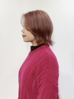 【派手髪】ブリーチオンカラーで発色グンバツのハイトーンピンク☆