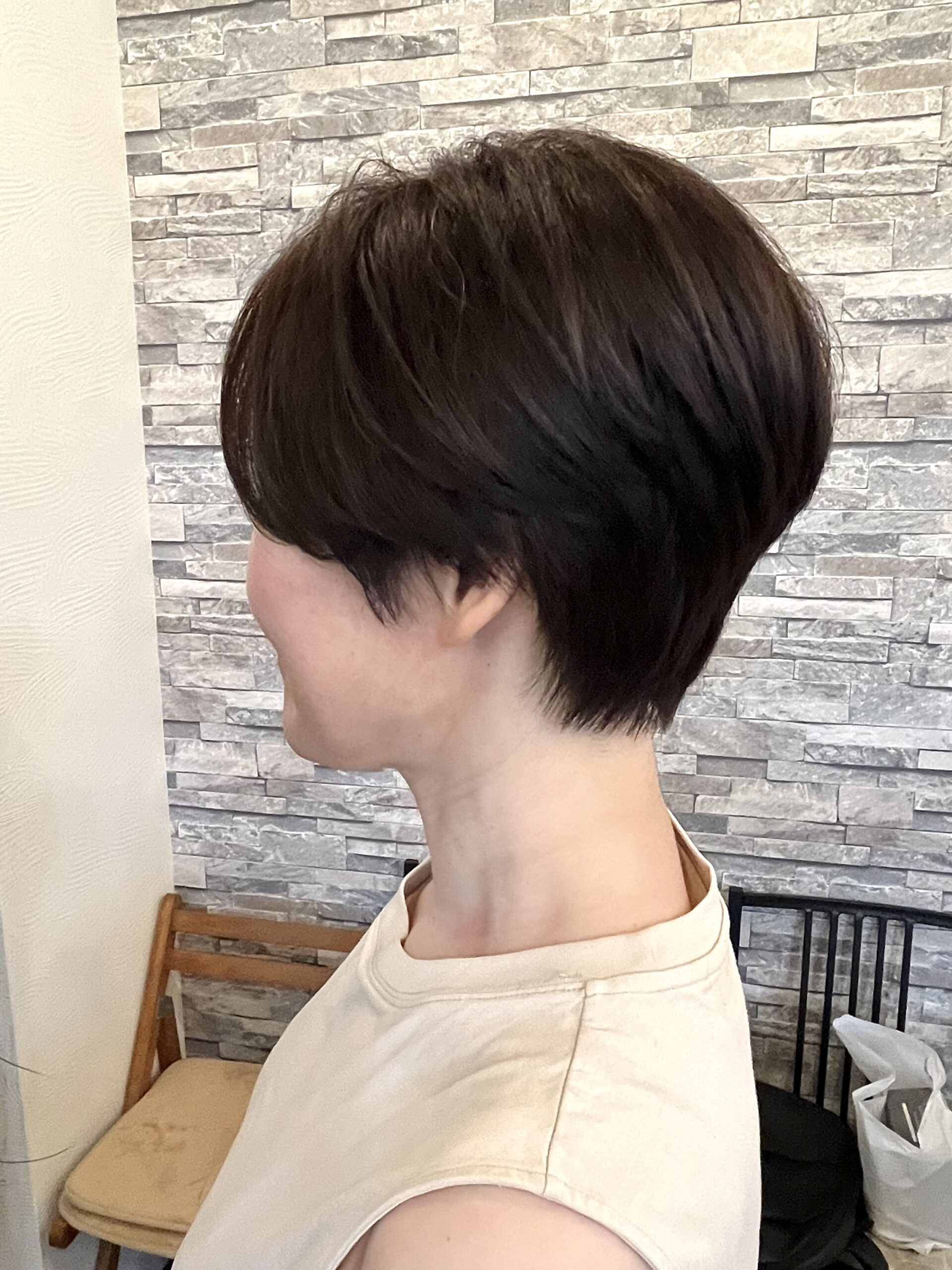 【ショート】ペタンとしやすい髪質に、ふんわりボリュームアップのミセスショート☆