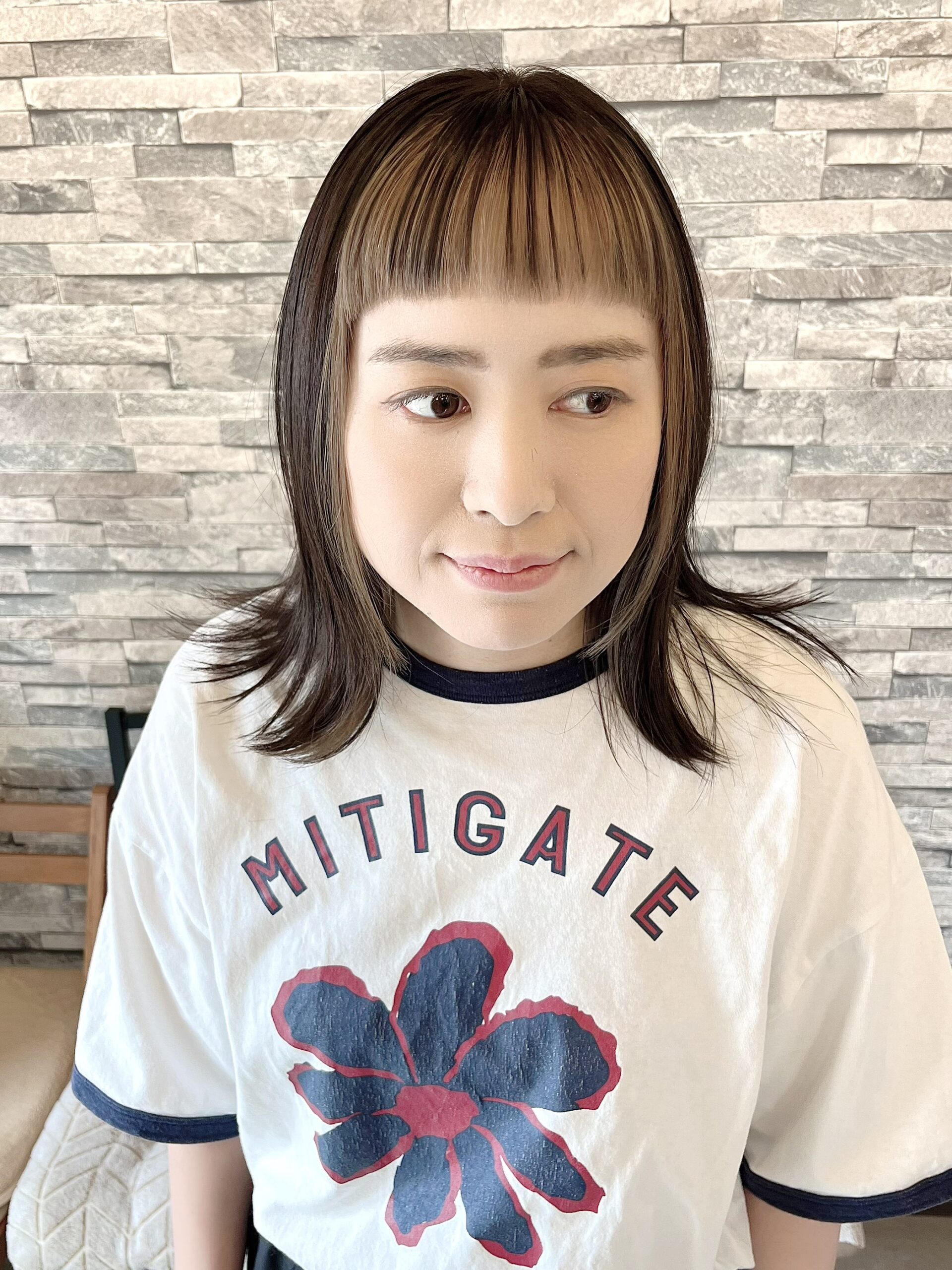 【ハイライト】部分ブリーチで個性派デザインカラー☆