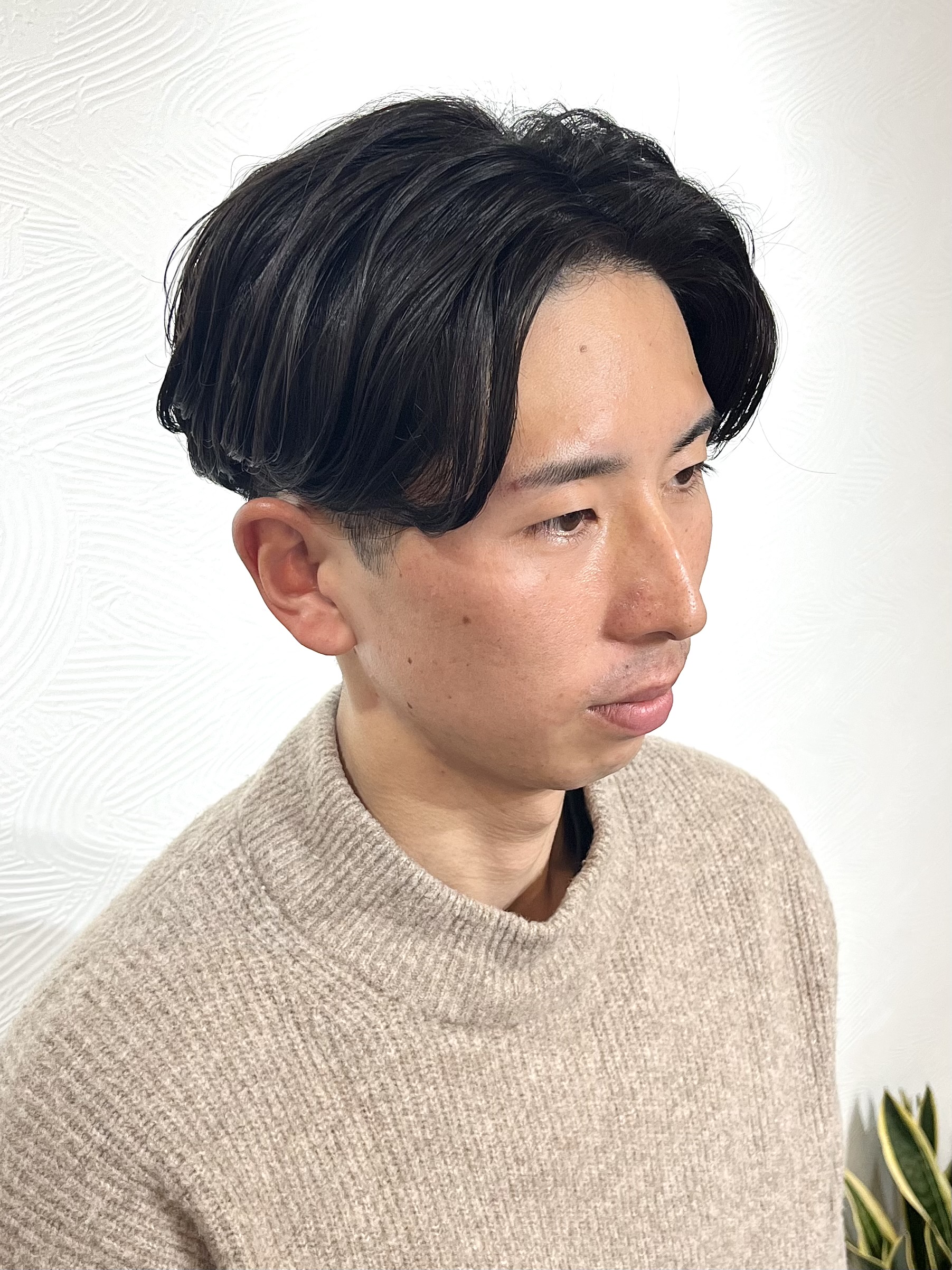 【メンズ】センターパートの初パーマならニュアンスパーマ☆